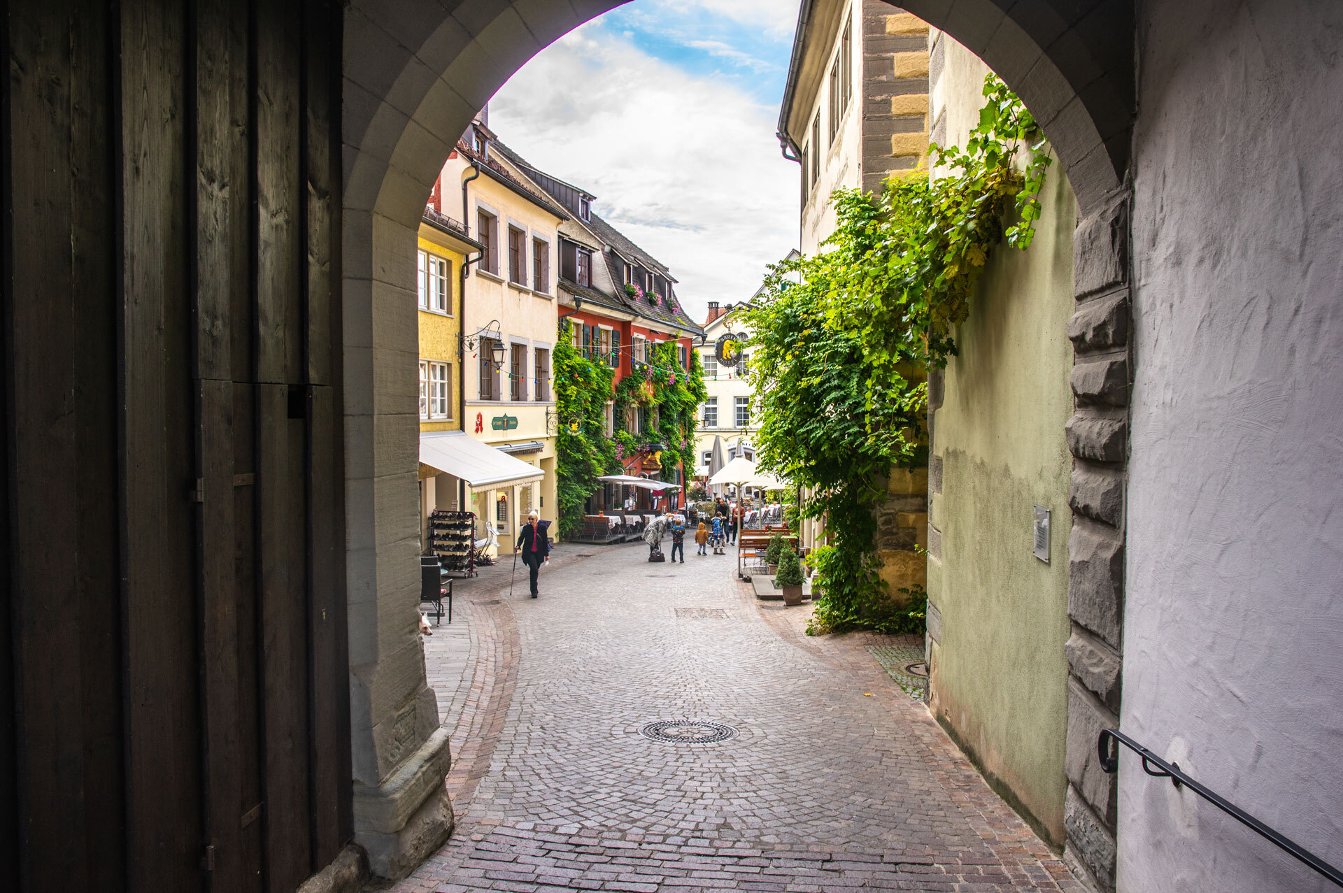 Zugang zur Oberstadt Meersburg  (Bild vergr&ouml;&szlig;ern)