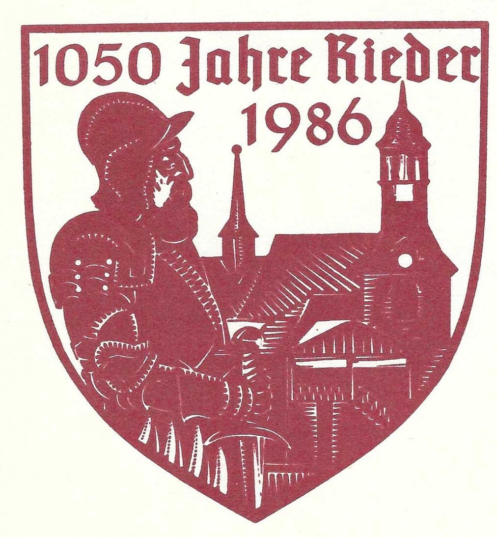 Bild: Wappen der 1050 Jahre Rieder