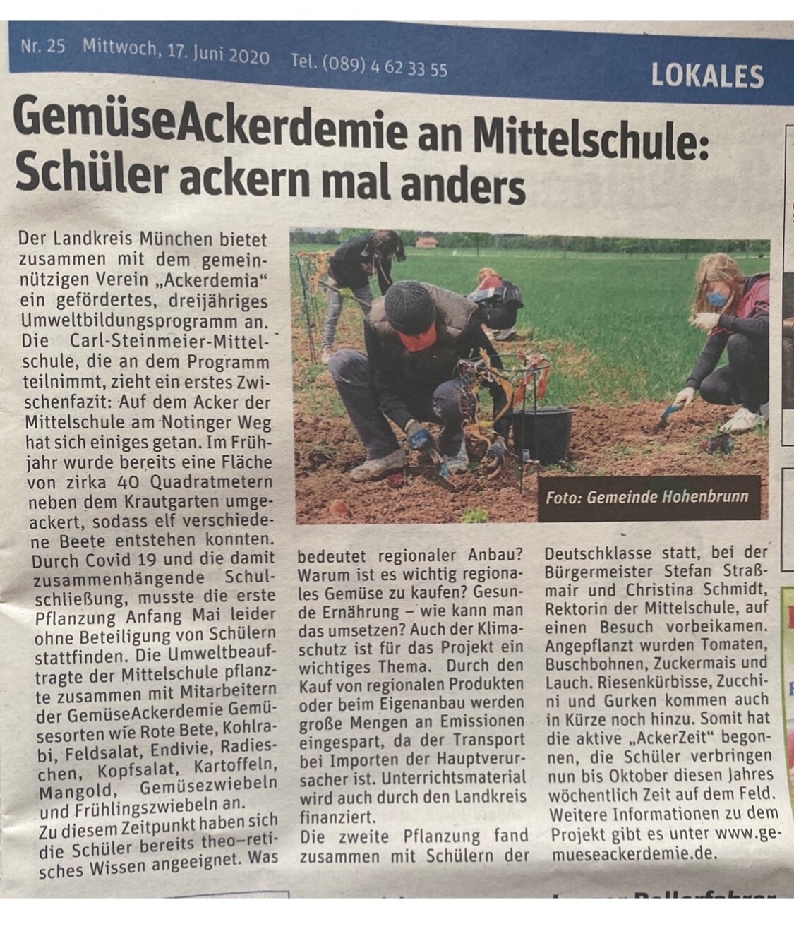 Bild: Artikel GemüseAckerdemie 2