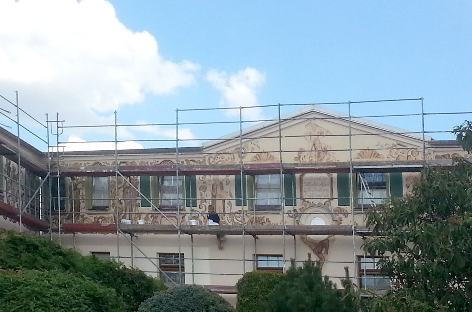 Bild: Fassadenmalerei Senftenberg