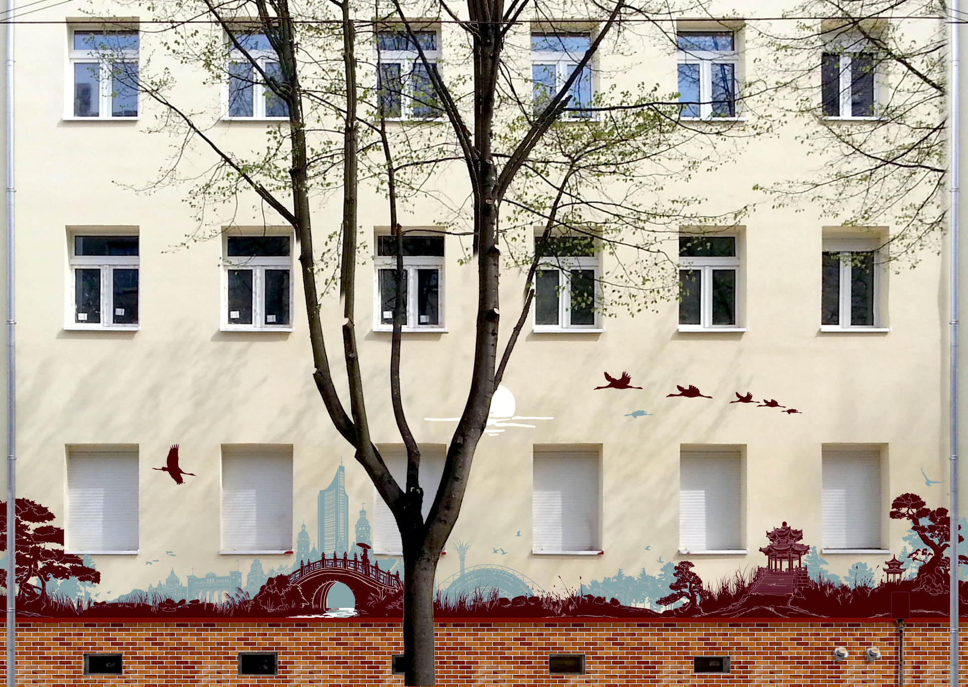 Bild: Graffitivermeidung Leipzig