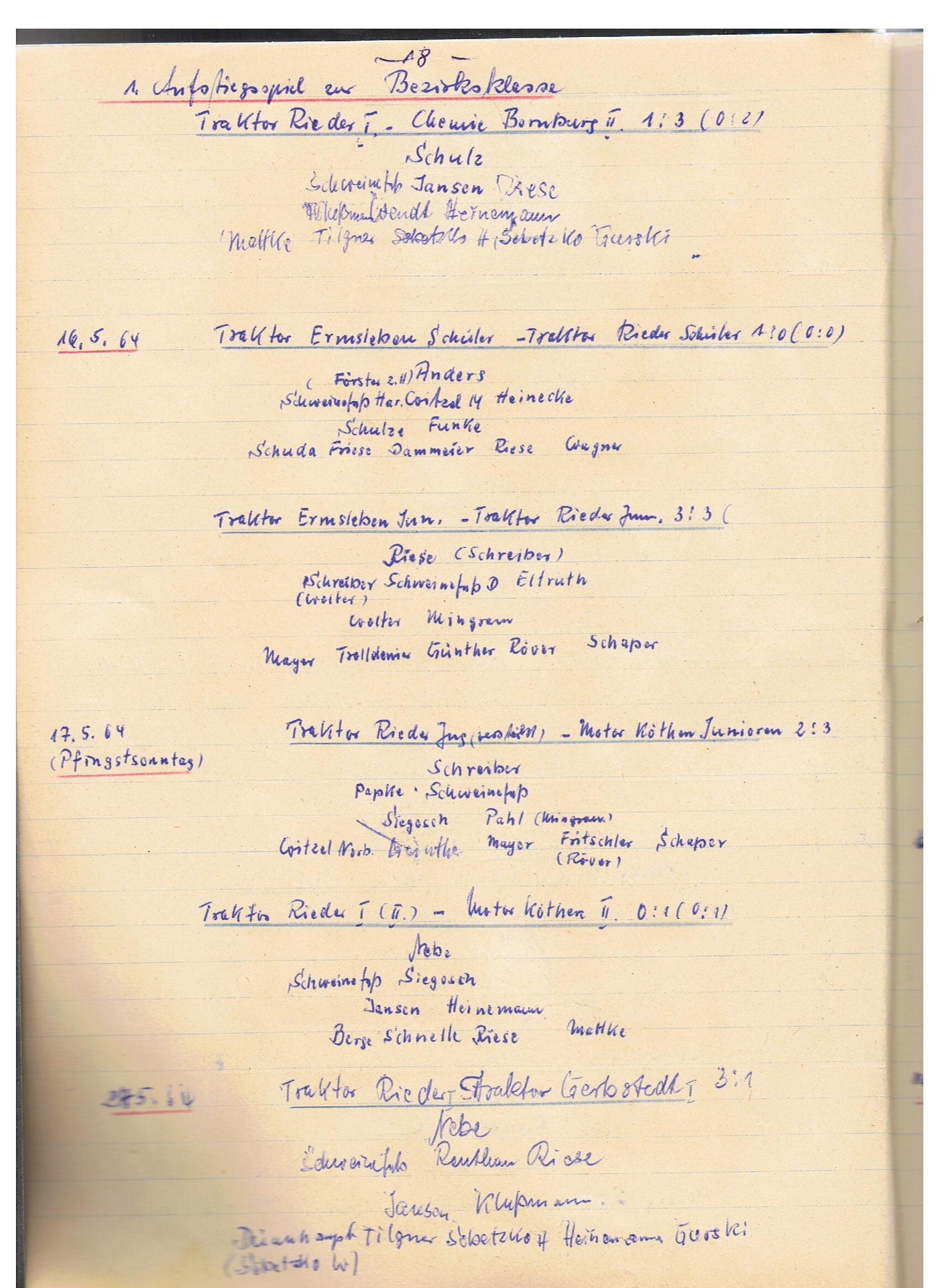 Bild: 2 Buch GrünWeiß Rieder 1963 bis 1966 (19)