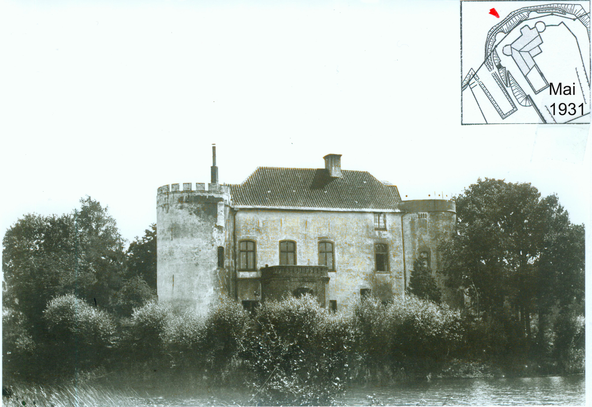 Bild: Boetzelaer 1932, Seeseite