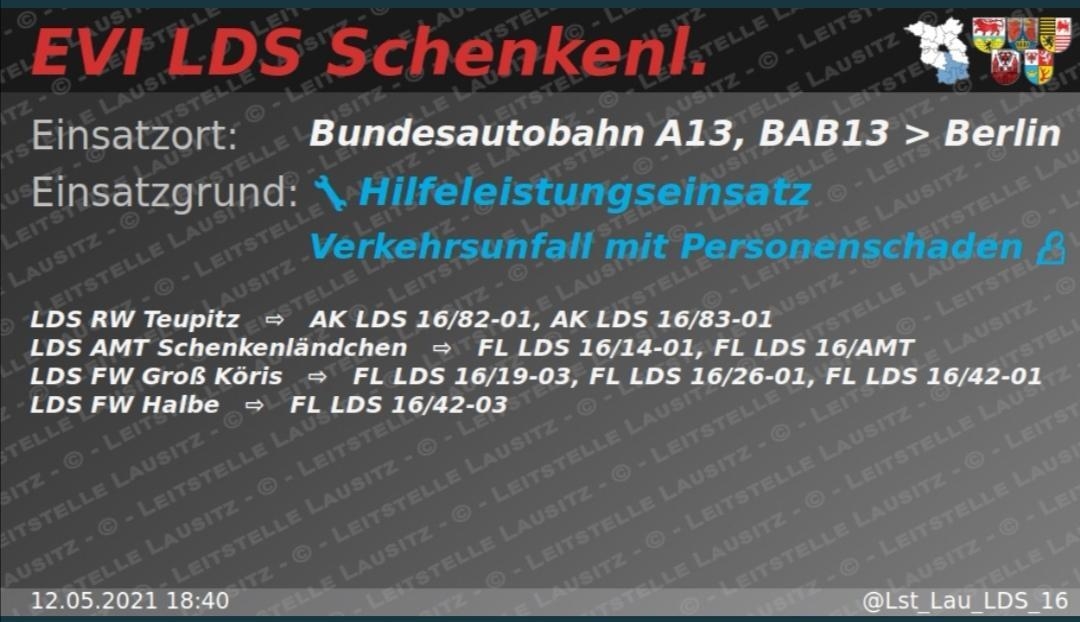 Foto der Galerie: Einsatz Nr. 26/2021 - H:VU-mit-P