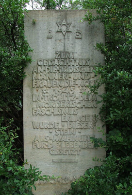 Vorschaubild: Gedenkstein auf dem Jüdischen Friedhof Tröbitz