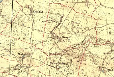 Vorschaubild: 1888 Historische Karte Bastorf Uni Rostock