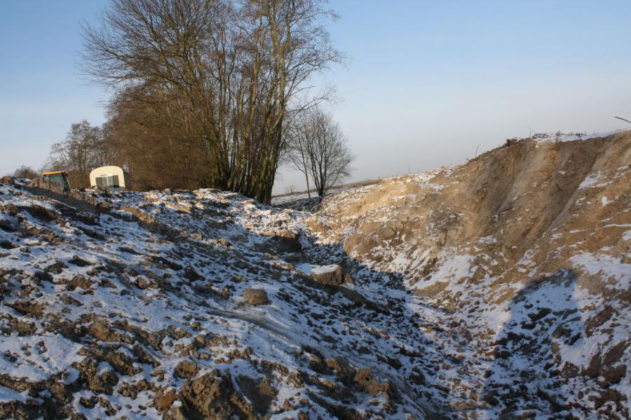 Bauarbeiten am Seegraben 