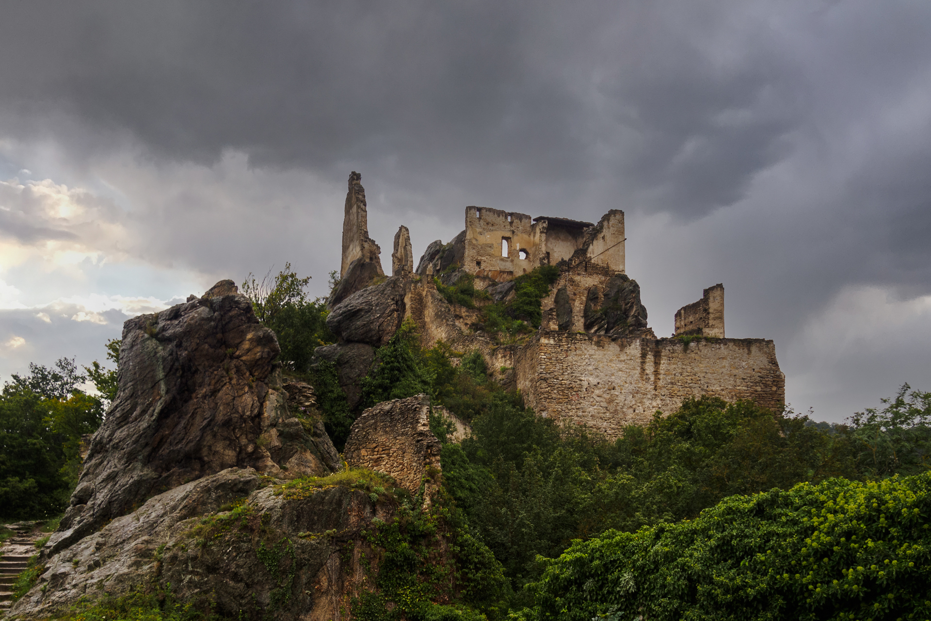 Burg D&uuml;rnstein-Nieder&ouml;stereich  (Bild vergr&ouml;&szlig;ern)
