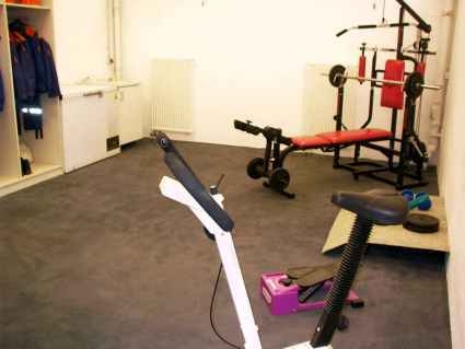 Bild: Der Fitnessraum