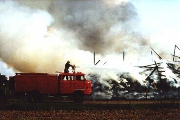 Vorschaubild: Scheunenbrand in der Stobraer Straße 1981