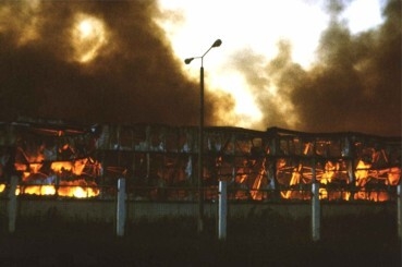 Bild: Bilder vom Brand des Betriebes