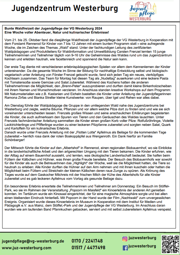 Bild: Herbstfreizeit 2024