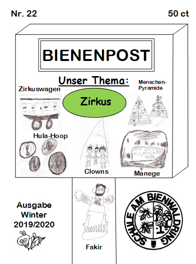 Bild: Schülerzeitung Bienenpost Deckblatt Nr  22