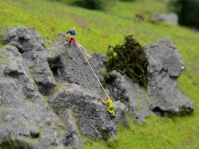 Bild: Bergsteiger in der Nähe von Schwarzburg