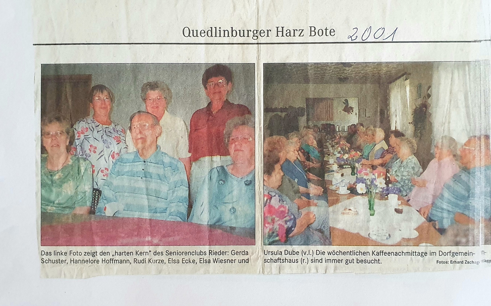 Bild: Senioren von Rieder 2001