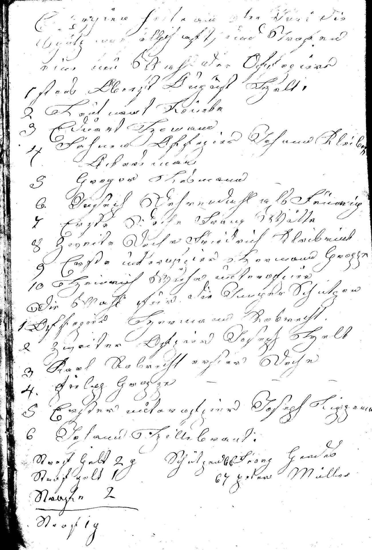 Bild: Die im Jahre 1892 von Eduard Robrecht geborgten Einhundert Mark sind demselben vom Vorstande des diesjährigen Schützenfestes zurückbezahlt und somit die Fahnenschuld erledigt.Josef Lippemeyer Feldwebel