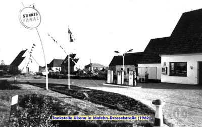 Vorschaubild: Die ehemalige Tankstelle von Fritz Ukena befand sich in Idafehn an der Drosselstraße.