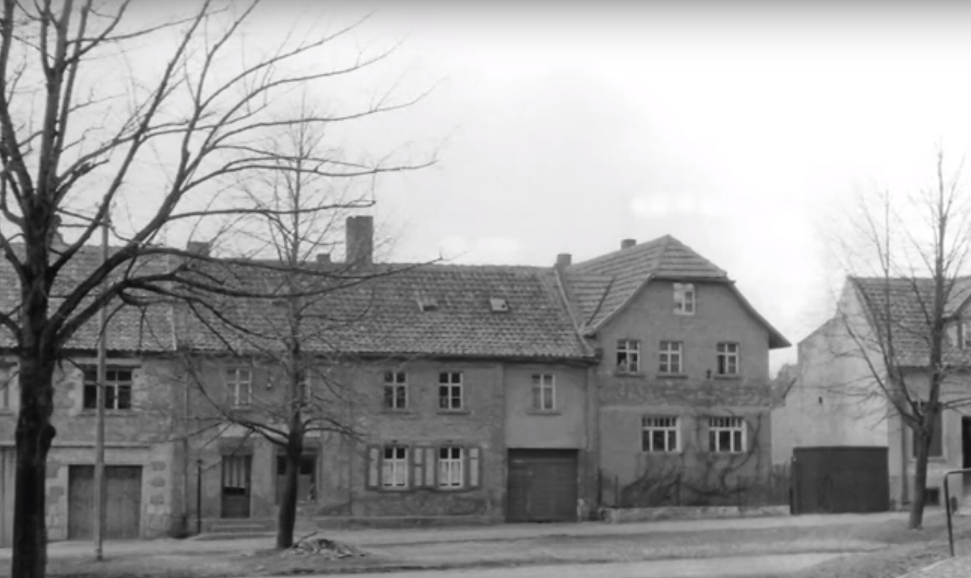 Bild: alte Ortsdurchfahrt Rieder 1960