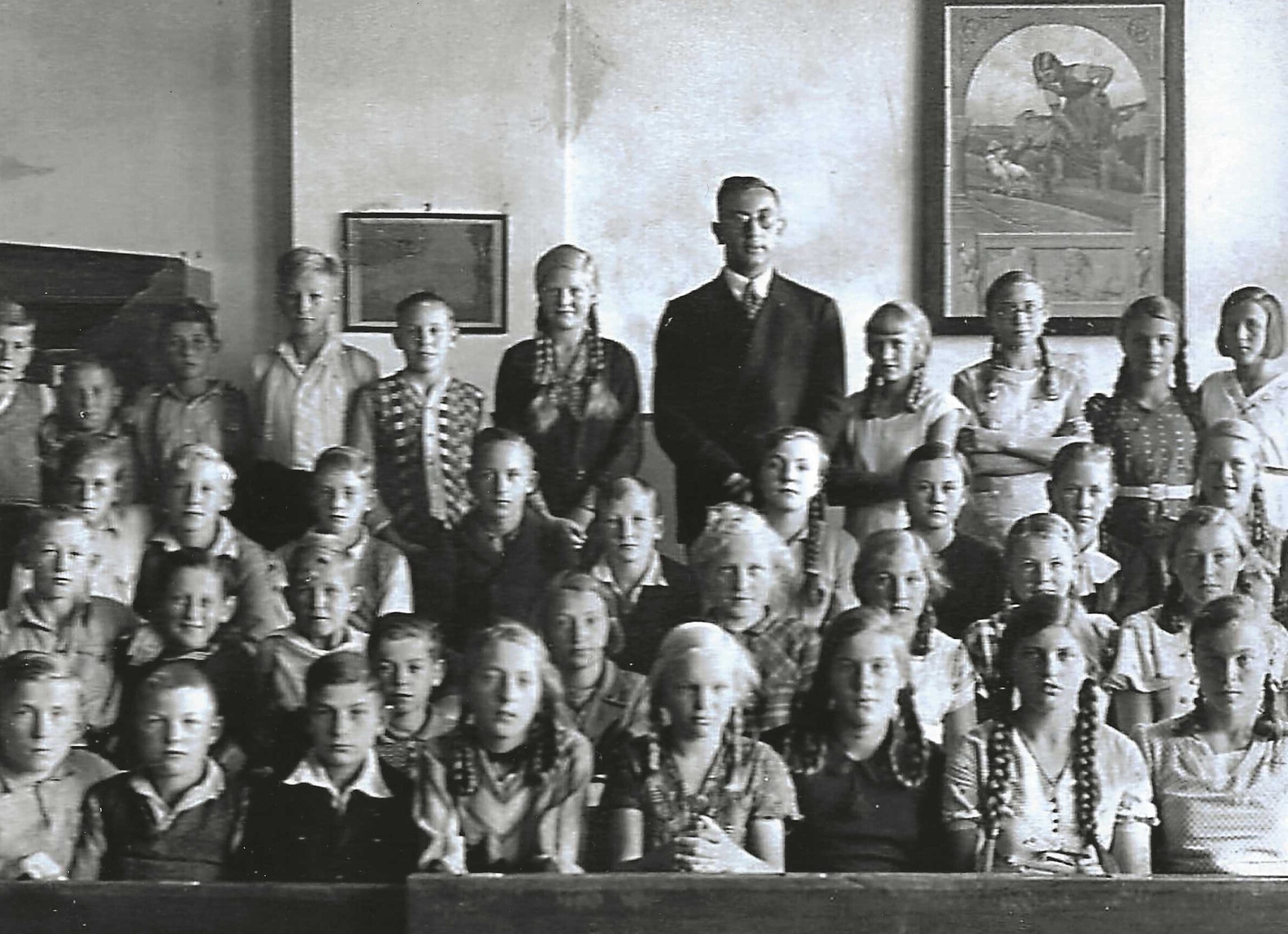 Bild: Schulklasse 1921
