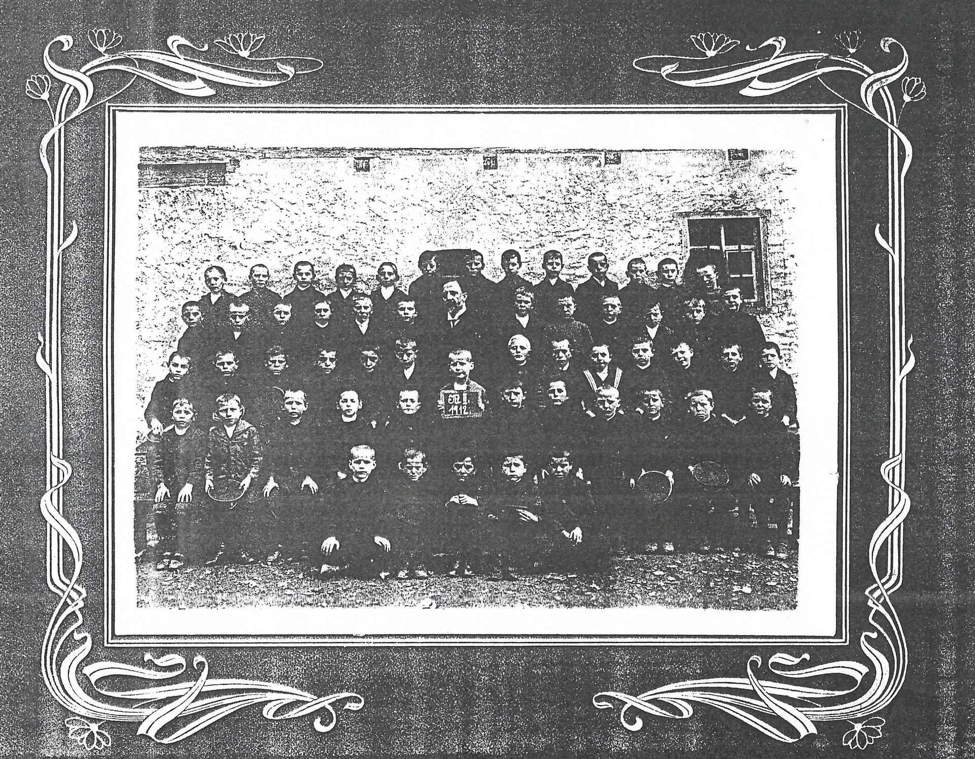 Bild: Kantor Schenk 1912 -alte Schule 