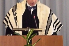 Gottesdienst mit Landesrabbiner Jonah Sievers (2009, jetzt Rabbiner in Berlin)  (Bild vergr&ouml;&szlig;ern)