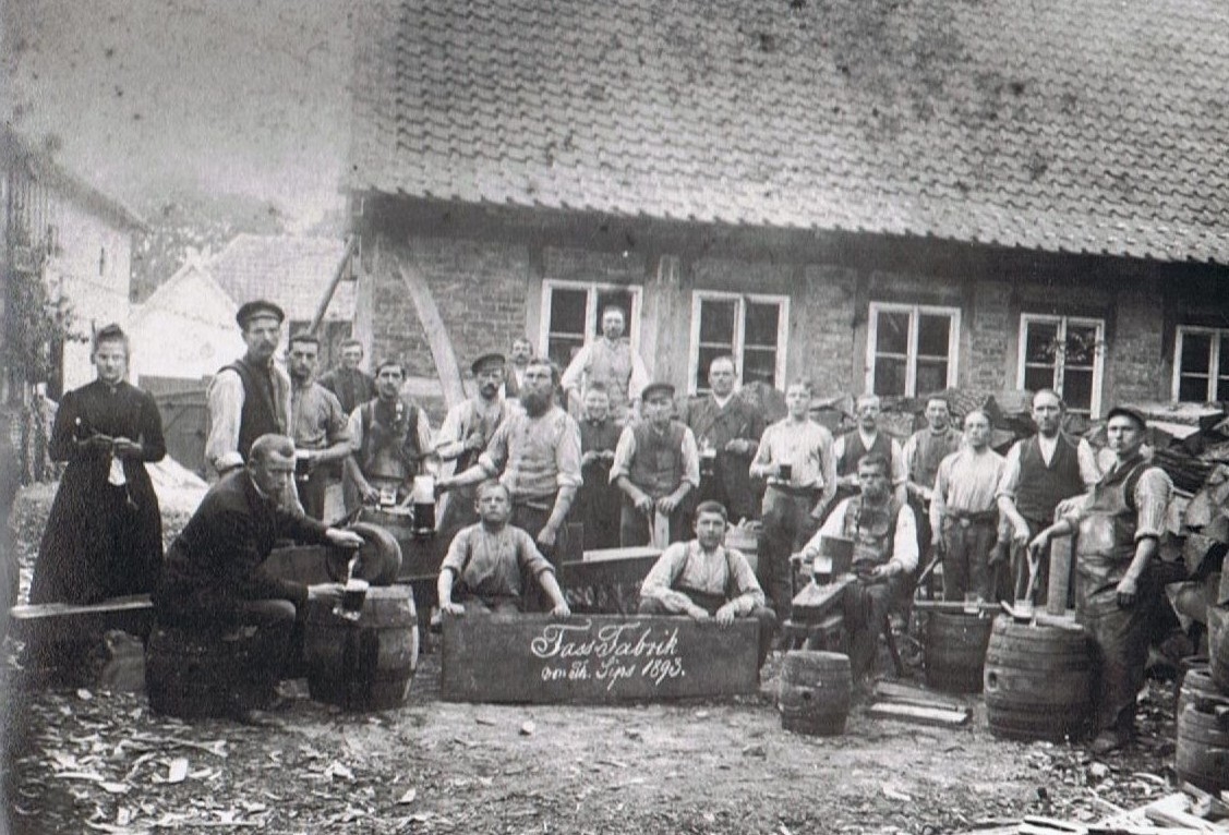 Bild: Faßfabrik Th Sips 1893
