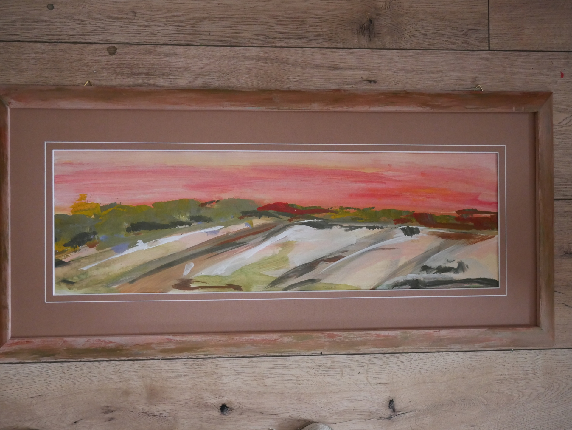 Bild : Bild Landschaft auf Papier