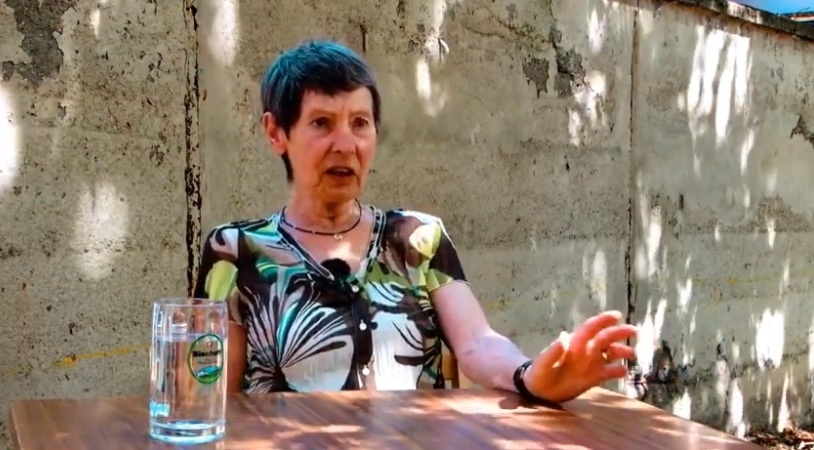 Bild: Erika Felder vom Café Asyl in Ludwigshafen