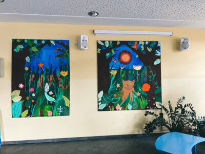 Vorschaubild: Schulhausgestaltung Foyer nach H. Rousseau 