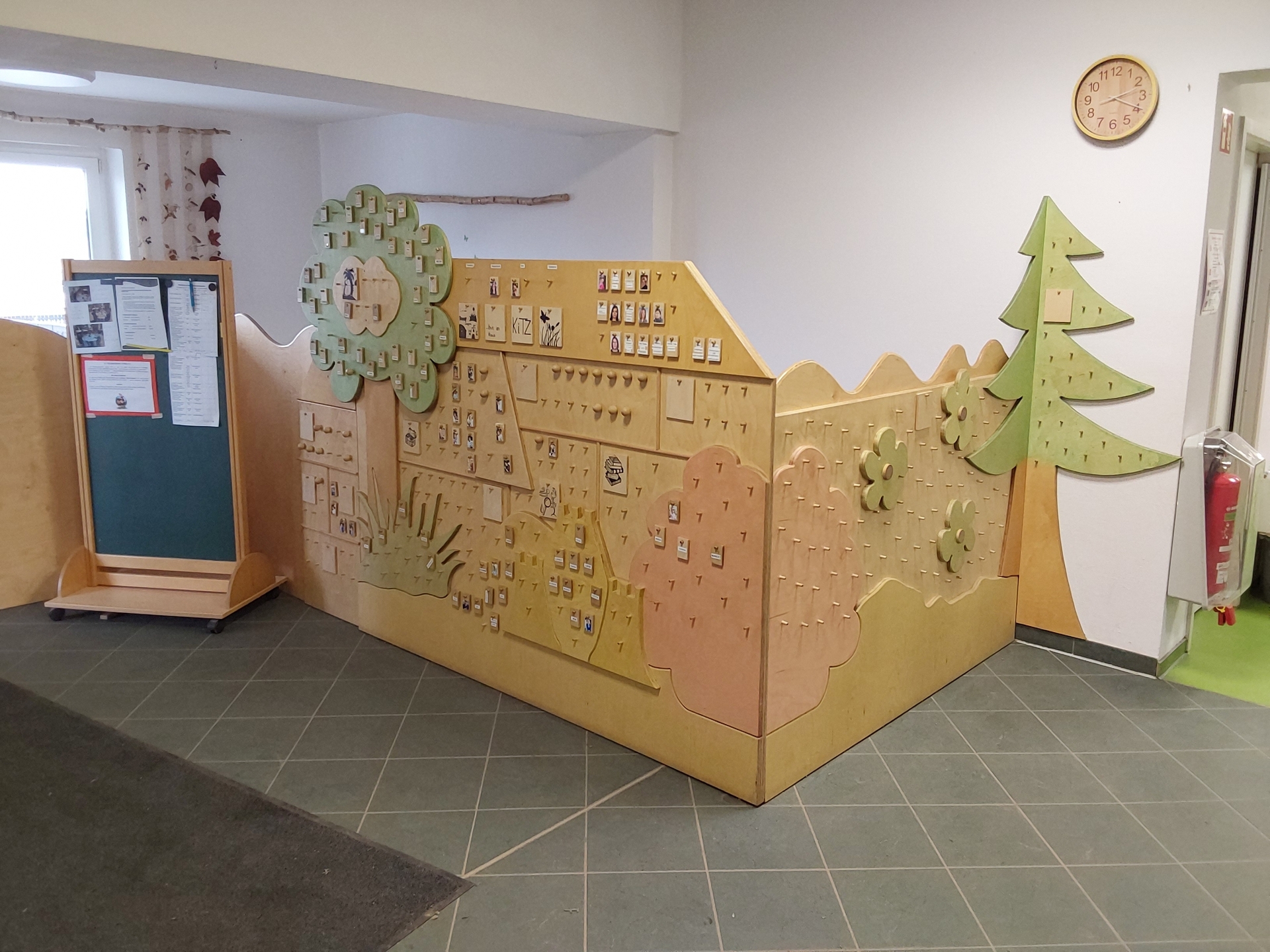 Bild: Stecktafel und Infowand
