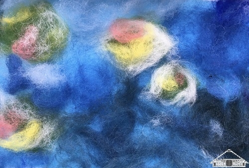 Seerosen nach Monet  (Bild vergr&ouml;&szlig;ern)