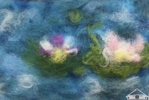 Seerosen nach Monet  (Bild vergr&ouml;&szlig;ern)