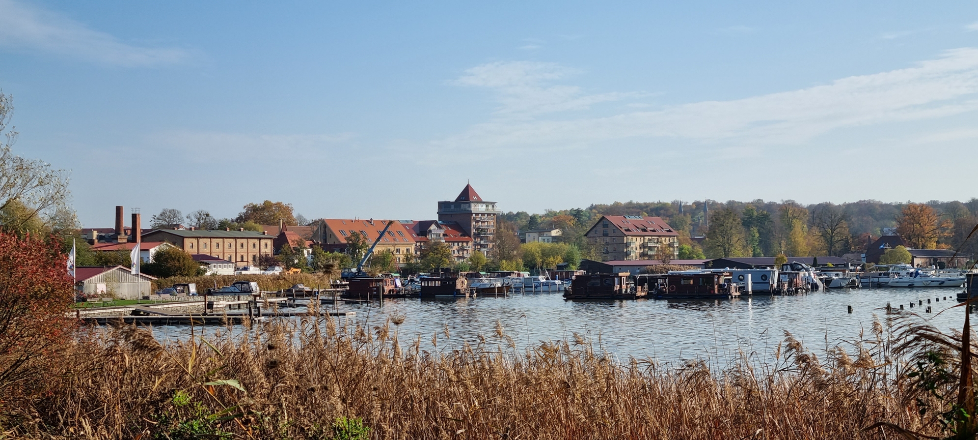 Bild: Neustrelitz Blick zum Hafen