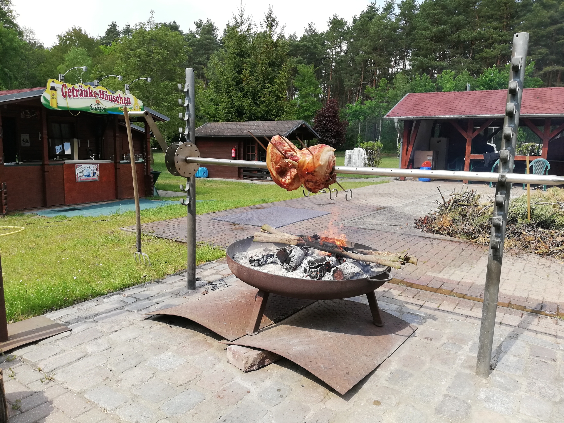 Bild: Schinken am Spieß