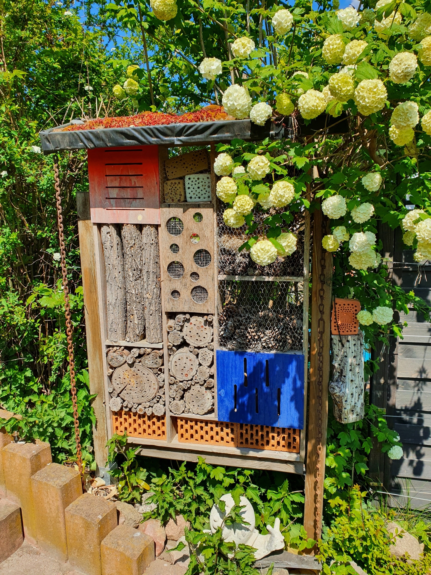 Bild : Insektenhotel nach NABU