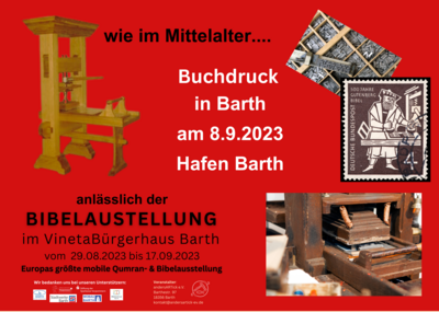 Vorschaubild: Einladung zur Gutenberg-Druckpresse