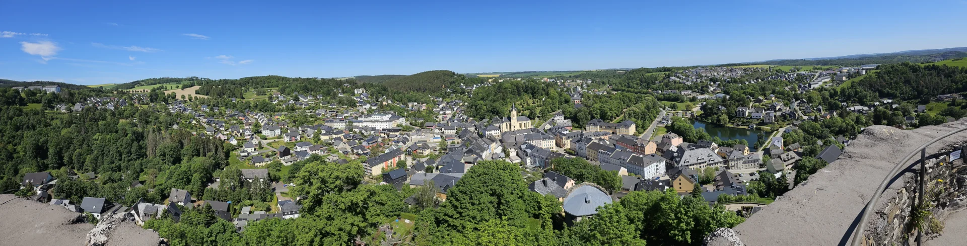 Bild: Blick auf Bad Lobenstein