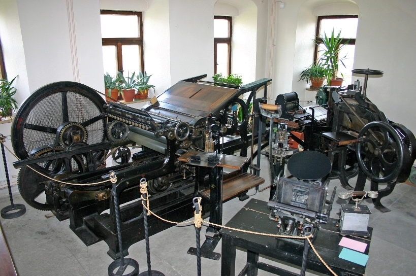 Bild: Druckerpresse im Regionalmuseum