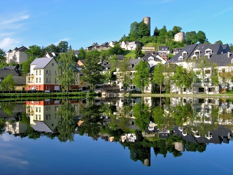 Bild: Blick über den Stadtteich