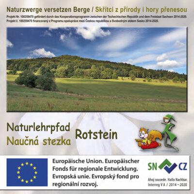 Vorschaubild: Broschüre-Titelseite, Naturlehrpfad Rotstein