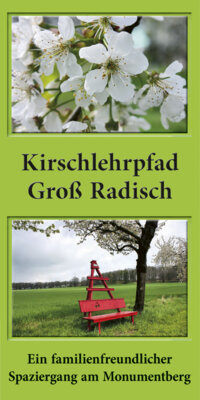 Vorschaubild: Flyer-Titelseite, Kirschlehrpfad, Groß Radisch