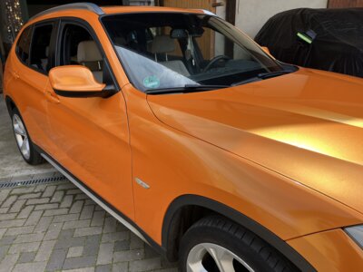 Vorschaubild: Folienfuchs Carwrapping / Vollfolierung orange satin