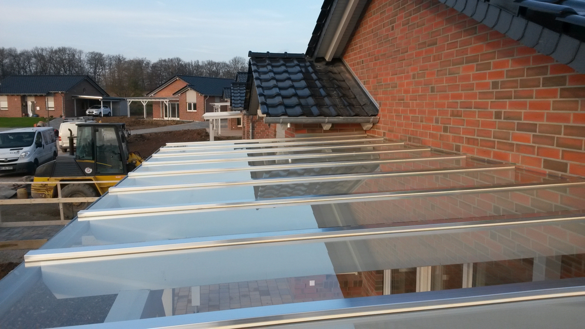 Terassendach Glas  (Bild vergr&ouml;&szlig;ern)