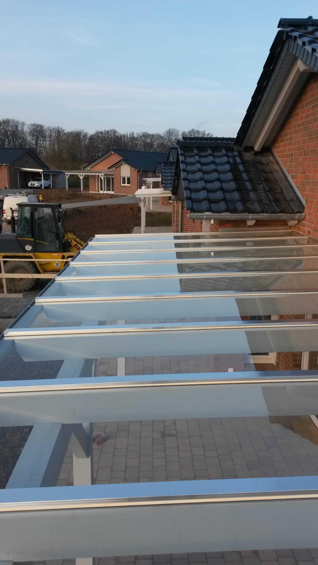 Terassendach Glas  (Bild vergr&ouml;&szlig;ern)