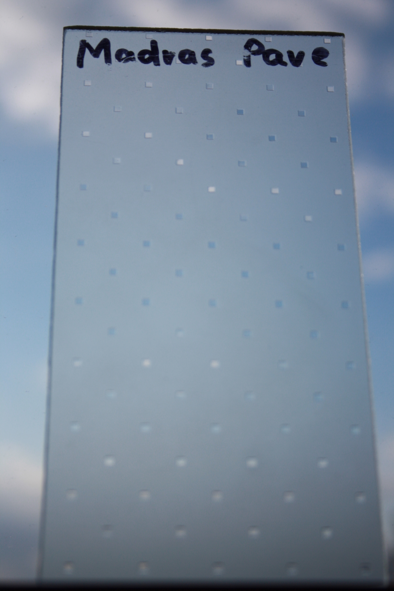 Foto der Galerie: Glas- und Farbmuster