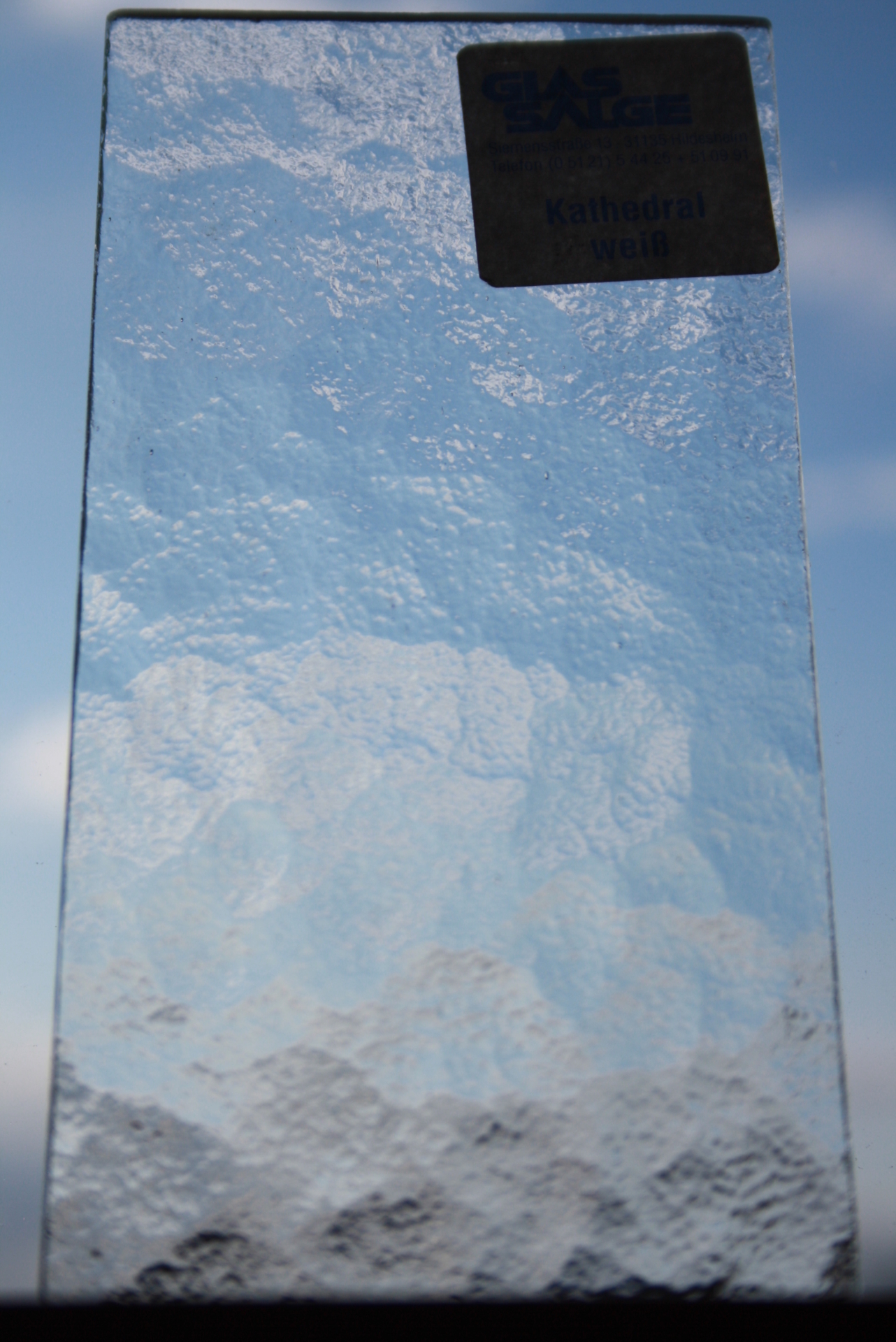 Foto der Galerie: Glas- und Farbmuster