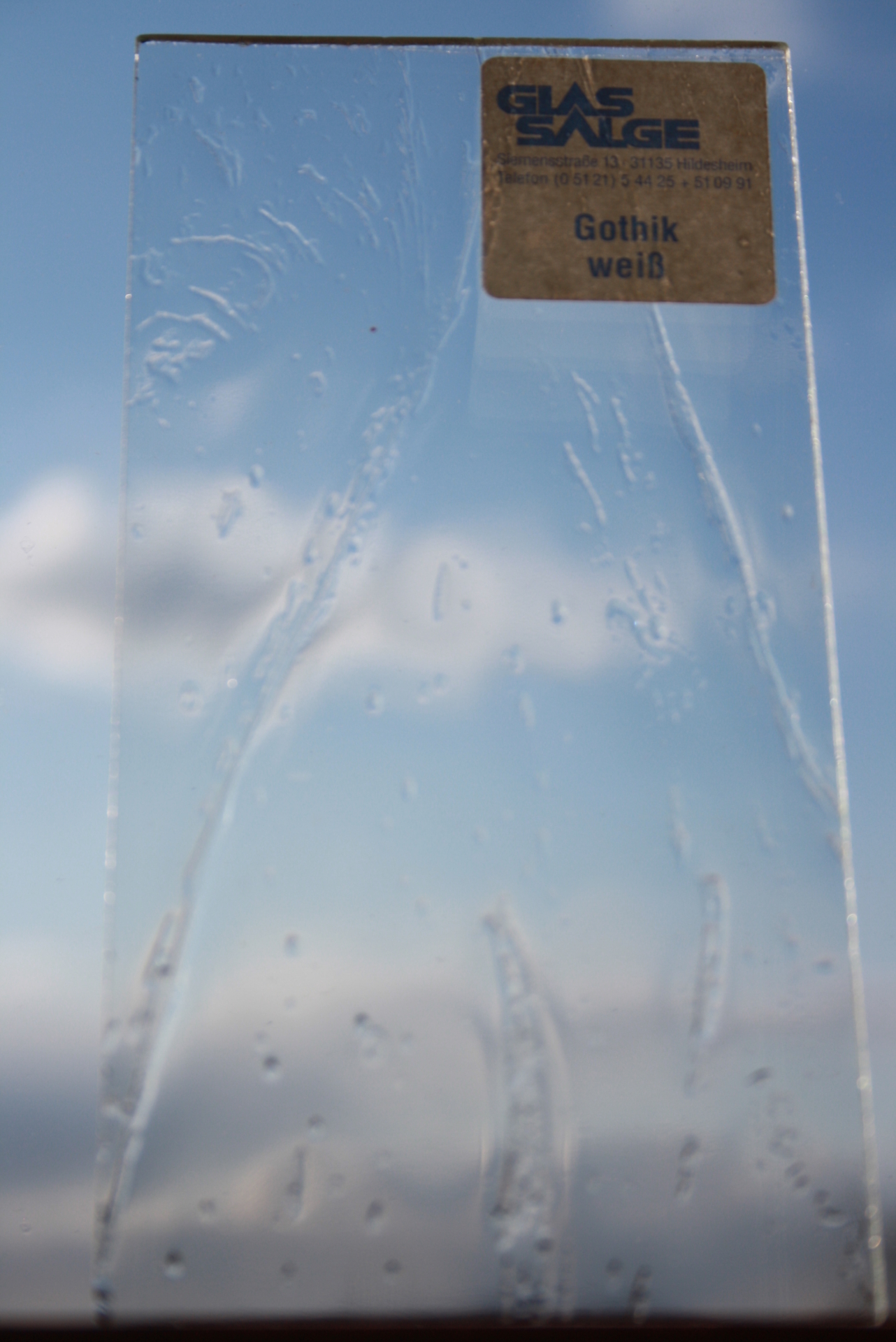 Foto der Galerie: Glas- und Farbmuster
