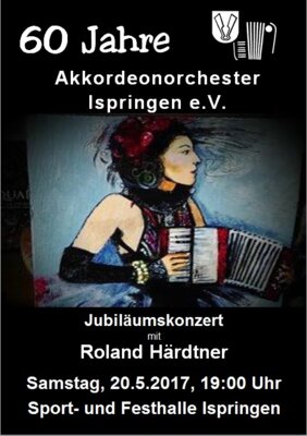 Vorschaubild: Flyer des Jubilumskonzertes