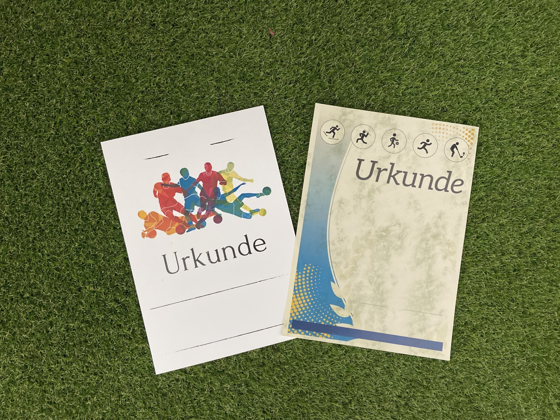 Bild: Urkunden Vordrucke