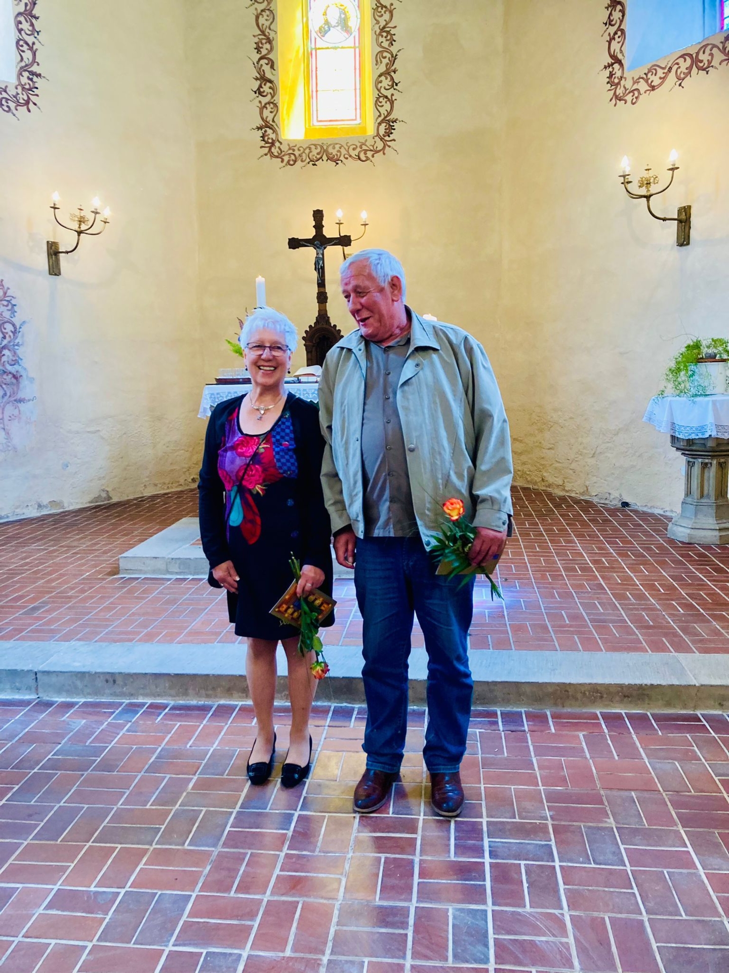 Bild: Unser strahlendes Jubelpaar Andrea und Uwe